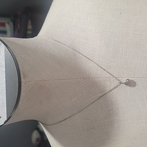 Silpada silver teardrop necklace